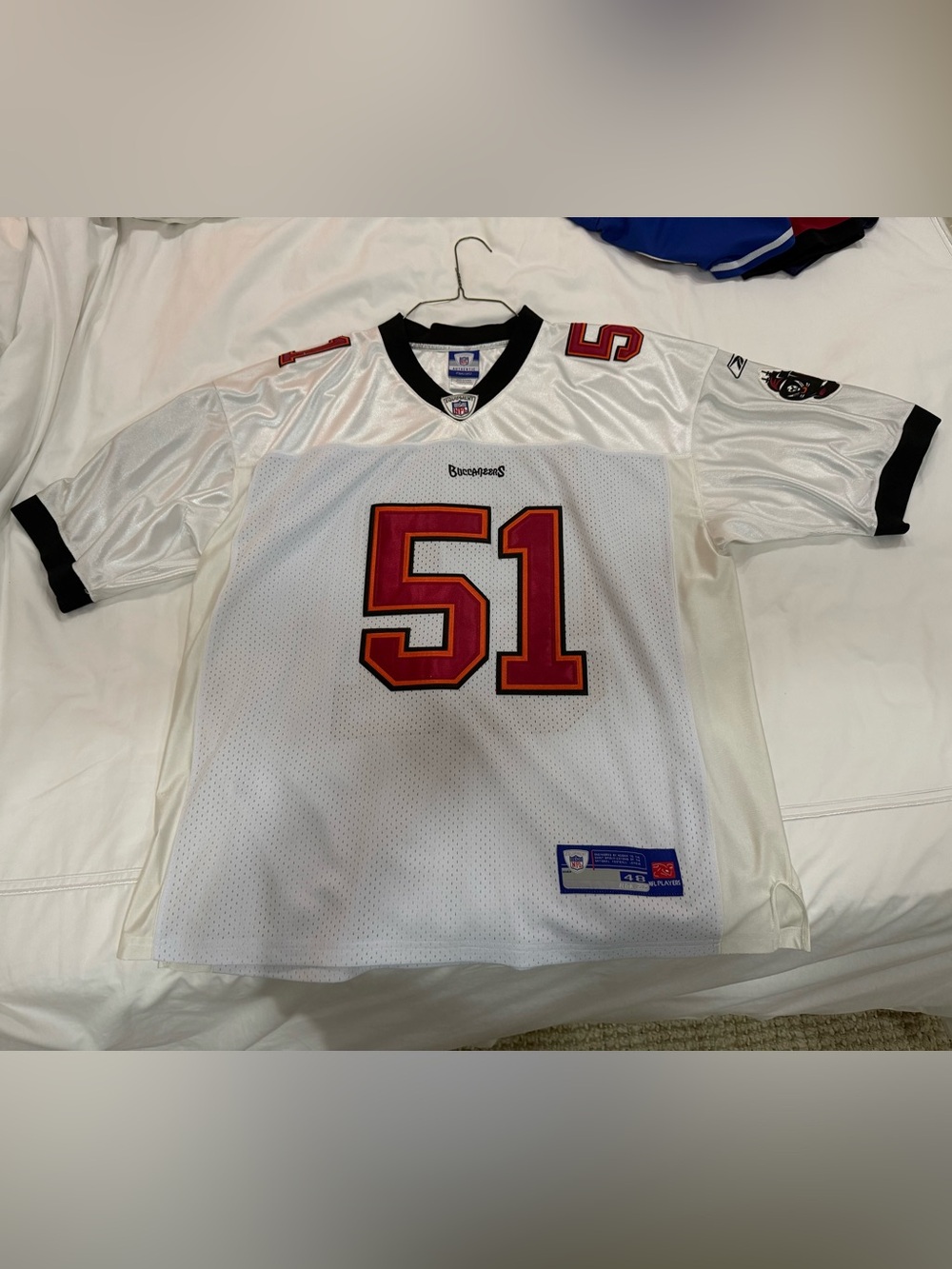 Tampa Bay Buccaneers Reebok Vintage Jersey Barrett Ruud Vapor Elite Stitched NFL